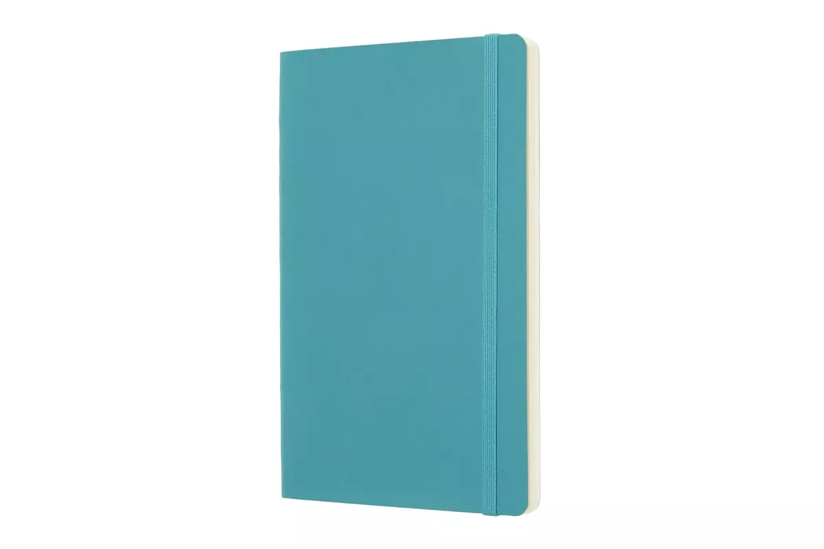 Een Moleskine Plain Soft Cover Notebook Large Reef Blue koop je bij Moleskine.nl